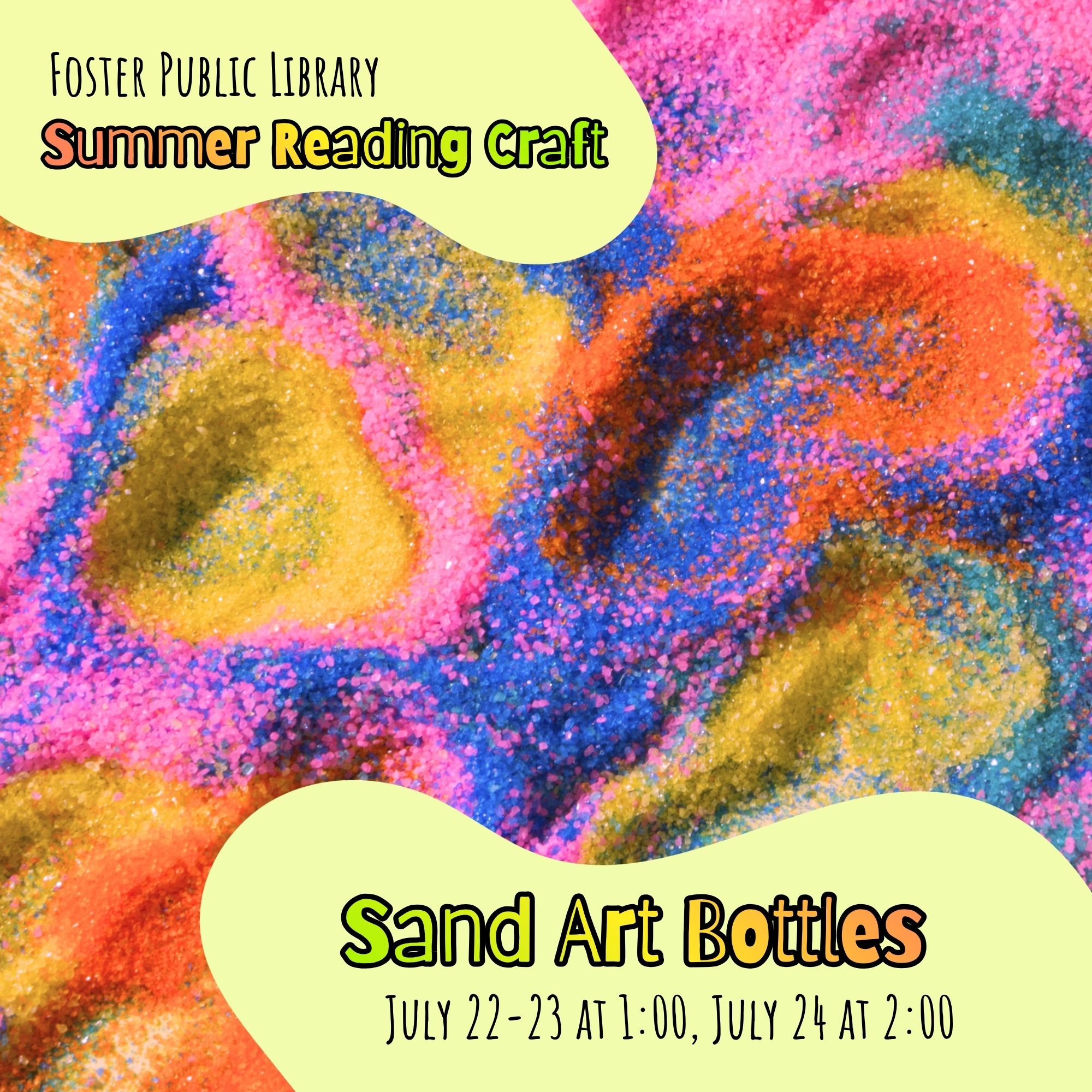 Summer Reading: Sand Art Bottles